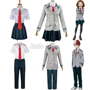 Mijn Hero Academia Cosplay Kostuum Mannen Vrouwen Midoriya Izuku Bakugou Katsuki Ochaco Uraraka Schooluniform Sets Anime Kostuums