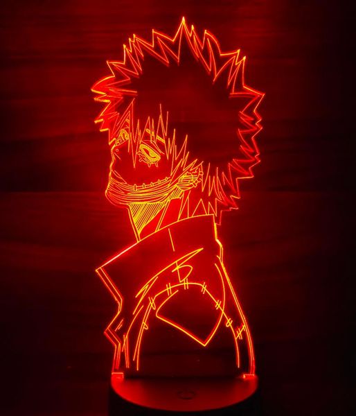 Figuras de MY HERO ACADEMIA DABI, lámpara de Anime 3d, modelo de luz nocturna, juguetes Boku no Hero Academia Dabi, colección de figuras Led Toy7260493