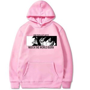 My Hero Academia Sudaderas con capucha Hombres Mujeres Hip Hop Sudadera Dabi Eyes Anime Sudaderas con capucha negras Tops Ropa Y0319