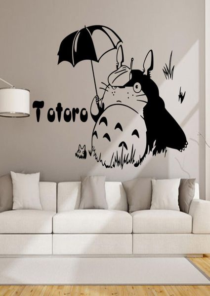 Autocollants muraux de film mon voisin Totoro, autocollants muraux amovibles, décoration de chambre à coucher et de salon, 3871990