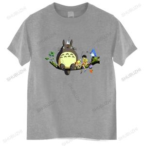 Camiseta de My Neighbor Totoro Studio Ghibli, traje de anime de dibujos animados dulces, tendencia de verano, camiseta unisex de manga corta con cuello redondo para hombres 22354574