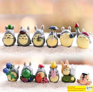 Mijn buurman totoro speelgoed hayao miyazaki Actiefiguren Mini Garden PVC Kids ornamenten speelgoed voor jongensmeisjes