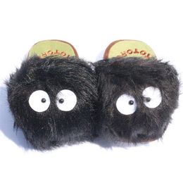 Zapatillas My Neighbor Totoro, muñeco de peluche para Cosplay, zapatillas de conejito polvorientas de 11 pulgadas, zapatillas para adultos de héroes rojos, 282W