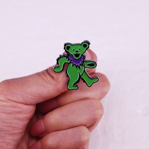 Grateful Dead Bear Email Pin Childhood Game Film Film Quotes Broche Badge Cute Anime Movies Games Hard Emaille Pins