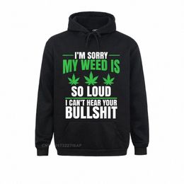 My Weed Is So Loud Sweats à capuche en gros cadeau Lg manches hommes sweats à capuche serrés M0wb #