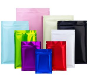 Sacs Mylar Ziplock Aliments pour animaux de compagnie Snacks Leurre de pêche Sacs de rangement Pochettes thermoscellées Sacs d'emballage recyclables en plastique Sachet de papier d'aluminium pour thé café