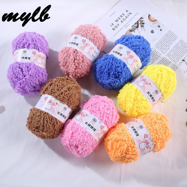 Mylb Soft Smooth High Quality Yarn pour bébé tricot à main en laine colorée Crochet Pull de couverture Chauchet Charf