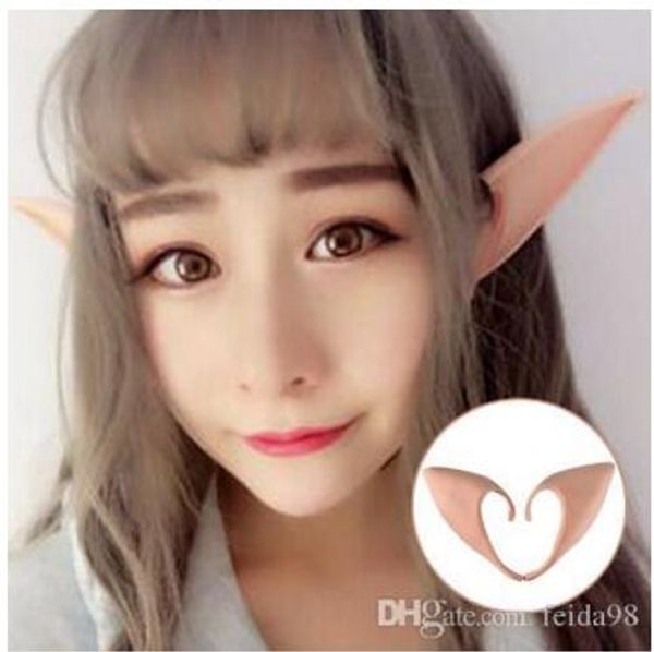 Mystérieux ange elfe oreilles Cosplay accessoires Halloween fête Latex doux pointe prothétique conseils fausses oreilles 30 pcs/lot G801