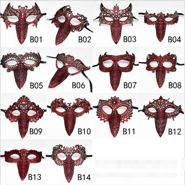 Masques de fête pour les yeux en dentelle, ange mystérieux, long nez, mascarade, noël, nouvel an, fournitures de vacances