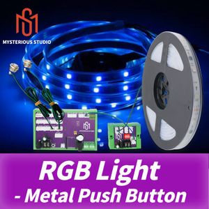 Mystérieux Studio Escape Room Bouton Trigger Belt Belt Vibration Capteur pour éclairer la bande de LED RVB pour déverrouiller la version du bouton