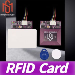 Accessoires de salle d'évasion de Studio mystérieux, lecteur de carte d'identité RFID, mettre la carte RFID pour corriger le capteur pour déverrouiller le jeu de Puzzle