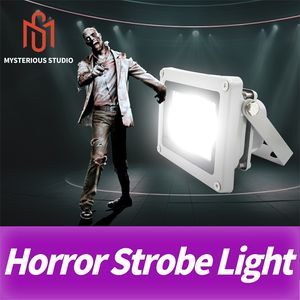 Mysterieuze Studio Geheime kamer Escape Game Mechanisme Rekwisieten Elektronische puzzel Horror Strobe Light