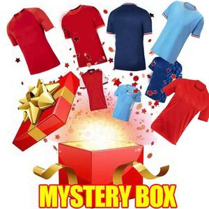 MYSTERY BOX Maillot de football Promotion de dédouanement Toute saison Maillots de football de qualité thaïlandaise Tops tous les nouveaux maillots Wear store kingcaps Surprise Blind Boxes