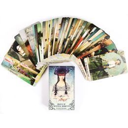 Mystieke momenten Oracle Cards Leisure Party Table Game Hoogwaardige Fortune-Tell Prophecy Tarot Deck met PDF Guide Book