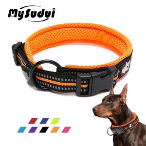 MySudui Truelove Collier de chien en nylon pour animaux de compagnie pour petit grand collier de Noël réfléchissant Chiot Chihuahua Rottweiler Y200515