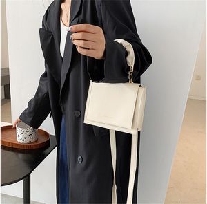 Myyshop Wallet PB0014 Fashion Women's Square Pu Leather Handtas enkele schoudertassen Messenger Bag