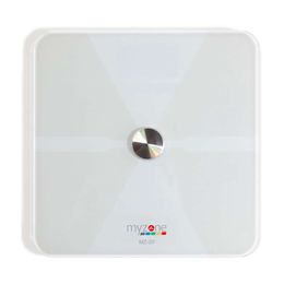 Pèse-personne numérique Bluetooth Home Myzone MZ-20 (blanc) - Mesure de haute précision de la graisse corporelle et de la masse musculaire