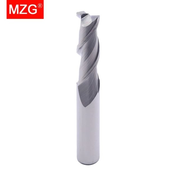 Mzg 2flte 3 flauta aluminio no ferroso cobre madera fresa de molinete de carbida herramienta de carburo de tungsten acero CNC Fin de torno