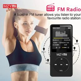 MZYMI WALKMAN MP3 MP4 RELAY FM Voice Voice Hifi Recorder de música sin pérdidas con 64 GB de micro memoria TF Buildin Ser ebook 240506