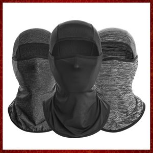 MZZ106 Motorfiets Ice Silk Face Masker Outdoor Riding Ademende stofvrije Balaclava UV -bescherming Volledig gezicht Cover Motorfietsapparatuur