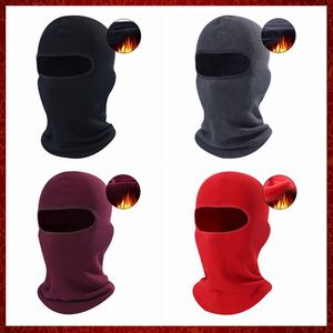 MZZ12 Winter Thermische Fleece Motorfiets Balaclava Cap koud weer