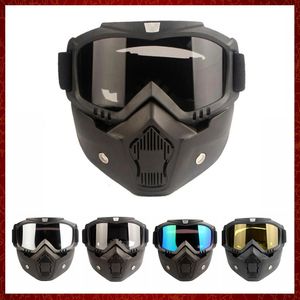 MZZ150 Motorfiets rijdende bril Rijmasker Anti-Fog Anti-UV Winddichte gezichtsmasker Snowmobile Goggles Skiing Riding-accessoires