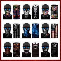 MZZ176 The Venom Bandana Motorcycle 3D Naadloze Balaclava Headwar Skull Cycling Face Mask Mask Mask