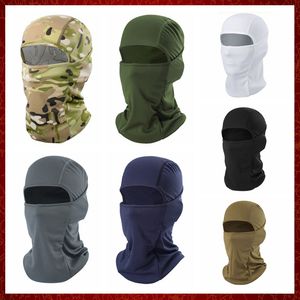 MZZ25 Ademende motorfiets Balaclava Volledig gezicht Masker Cover Winddichte Moto Motocross Cycling Ski Biker Snowboard Helmet Liner Men Vrouwen