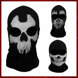 MZZ27 Mayitr Halloween Ghost Skull Motorcycle Balaclava Mask Cycling Full Face Game Cosplay Masker Bescherming