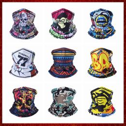 MZZ65 Winter Fleece Mask Moto Nek Blazer Warm Face Cover Motorfiets Clown Tube Scarf Biker Ski Snowboard Hip Hop Bandana Men