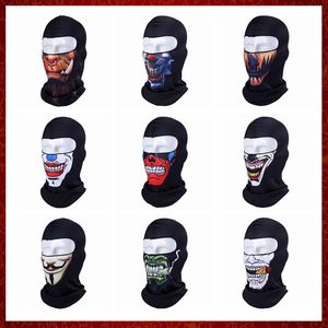 MZZ89 3D orcs Clown Balaclava Joker Motorfiets Motocross Moto Skiing Snowboard Hat Helmet Liner Biker Full Face Mask Cap Men Women Women