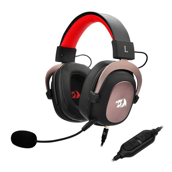 n H510 Zeus casque de jeu filaire 7.1 son Surround multi-plateformes casque fonctionne PC téléphone PS5/4/3 Xbox One/Series X NS