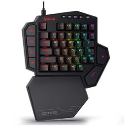 N K585 DITI RGB-mechanische gamingtoetsenbord met één hande met één hand