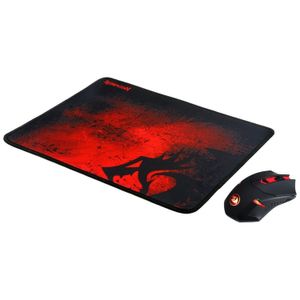 N M601 Wireless Gaming Mouse en Mouse Pad MMO 6 -knopmuis 2400 DPI Red LED -verlichting voor Windows PC Gamer