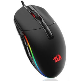 N M719 Invader Wired Optical Gaming Mouse 7 Programmeerbare knoppen RGB Back -Lit 10000 DPI Ergonomische pc -computer -gamingmuizen