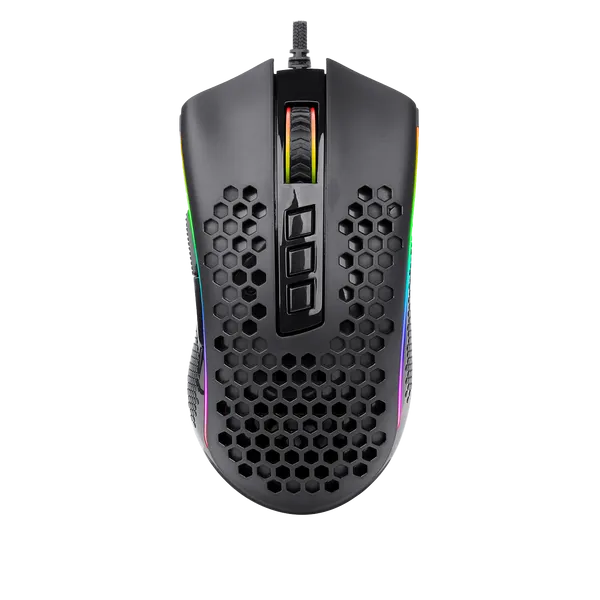 n M808 Storm Leve RGB Gaming Mouse 85g Ultraleve Honeycomb Shell 12400 DPI Registro Preciso Cabo Super-Lite