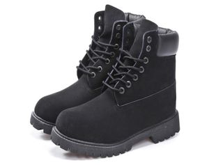 n Mens Femmes Boot d'hiver Câtnut triple noire Black Boots Martin Snow Combat Boots Botie1891705