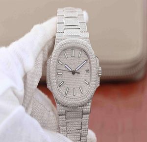 N Platinum Woman Designer Luxury Watches 5719 10G010 Dames039S Horloges Diamond Watch Montre de Luxe Montres de Luxe Pour Femm6444939
