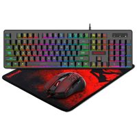 GLK350 Ensemble clavier et souris de jeu lumineux rechargeables