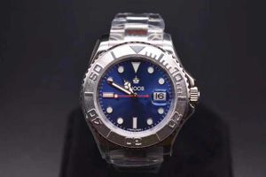 N super YM jacht orologio di lusso 2836/3135 uurwerk horloges 904L fijn staal 40mm * 13mm diameter designer horloges ultra lang blauw lichtgevend