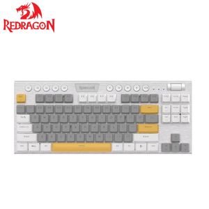n Ultra Thin Wired Mechanical Keyboard Slim Compact 87 Keys RGB Gaming Keyboard w/Low Profile Linear Red Switches