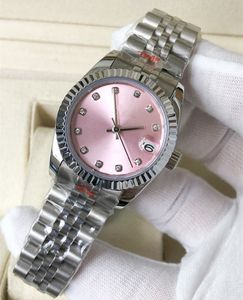 N01 Femmes Montre Designer Montres de haute qualité 31mm 2813 Mouvement automatique 904 Acier inoxydable Étanche Femmes Diamant Bague Verre Saphir 01