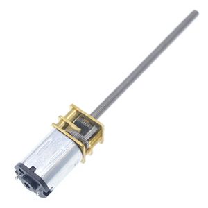 N20 M3 * 55 mm de long arbre fileté Moteur d'engrenage CC 3V 6V 12V LOW RPM MINI MOTEUR CC 15 à 600 tr / min Vitesse réglable et inverse