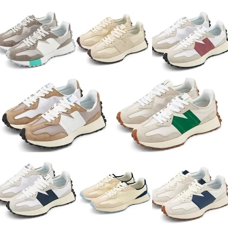 2023 Tasarımcı Yeni NB 327 327s Koşu Ayakkabıları b327 Erkekler Kadınlar için Spor Eğitmenleri Gri Beyaz Siyah Gümüş Pride Lacivert Paisley Koşu retro Koşucular Sneakers