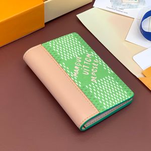 N40636 Vrouwen slanke korte portefeuilles Damiervicetine Handtas Luxurys Designers Bag Dames Travel Wallet Coin Purse met originele doos