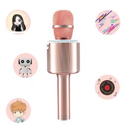 N6 sans fil bluetooth microphone téléphone portable national K chanson dédié LED lanterne maison KTV microphone audio intégré