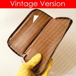 N63095 Zippy Wallet Vertical Designer Fashion Mens Long XL Brazza Wallet Pocket Organizer Pochette Cles Coin Card Holder Neo Porte Cartes