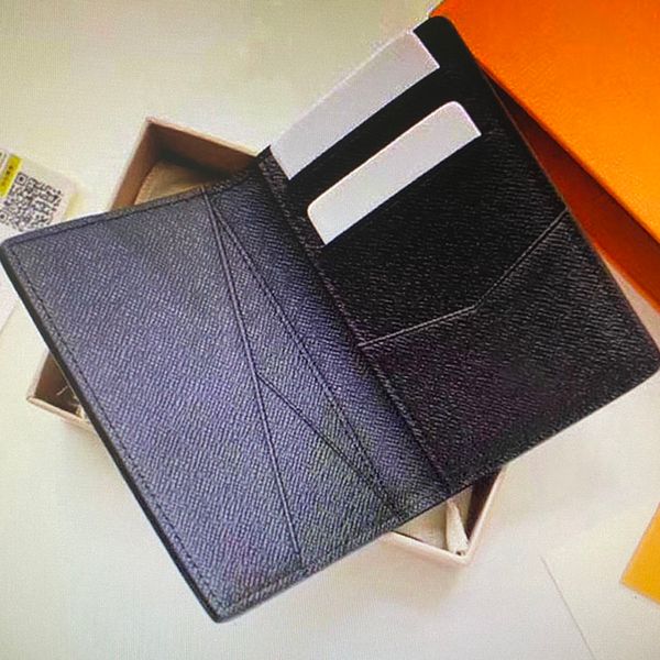 N63143 N63145 Porte-monnaie de mode de luxe porte-monnaie portefeuille porte-cartes en cuir compact bi-pli court portefeuille pour hommes M60502 Pocket money cl