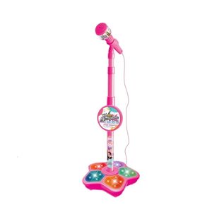 N80C jouet de microphone en plastique pour enfants jouet de chant sensoriel enfants jouet de karaoké instrument de musique jouet éducatif cadeau pour tout-petits 231225