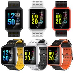 N88 Smart Horloge Bloeddruk Hartslag Monitor Armband Fitness Tracker IP68 Waterdichte Smart Horloge voor iOS Android Phone Watch